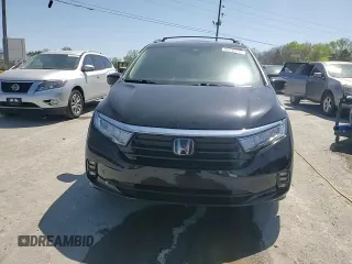 2021 Honda Odyssey Touring with VIN 5FNRL6H80MB036564, listed as a Copart auction lot 52218215 with 44,556 mi miles and Salvage Title. Bid and sale history available at carsss.com. Image 12.