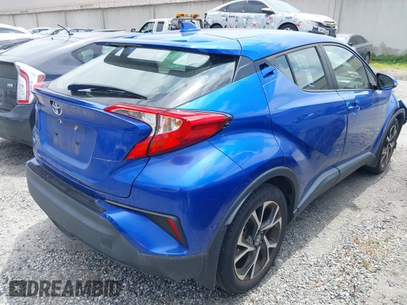 2020 Toyota C-HR LE with VIN JTNKHMBX1L1077246, listed as a IAAI auction lot 42045560 with 16,109 mi miles. Bid and sale history available at carsss.com. Image 4.