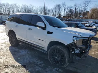 2023 GMC Yukon Denali Ultimate with VIN 1GKS2EKL6PR491207, listed as a Copart auction lot 42675175 with 25,213 mi miles and Salvage Title. Bid and sale history available at carsss.com. Image 4.