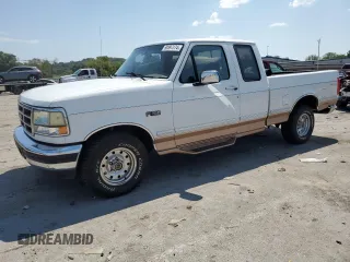 1995 Ford F-150 with VIN 1FTEX15H2SKB37048, listed as a Copart auction lot 68897274 with 155,530 mi miles and Salvage Title. Bid and sale history available at carsss.com. Image 1.