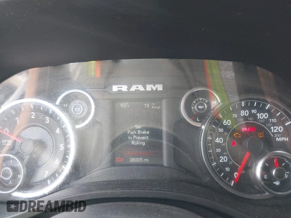 2022 Ram 1500 Big Horn with VIN 1C6SRFFT8NN137742, listed as a IAAI auction lot 42091761 with 38,005 mi miles and . Bid and sale history available at DreamBid. Image 7.