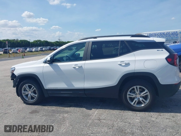 2023 GMC Terrain SLE with VIN 3GKALTEG4PL231505, listed as a IAAI auction lot 42229878 with 52,975 mi miles and . Bid and sale history available at DreamBid. Image 14.