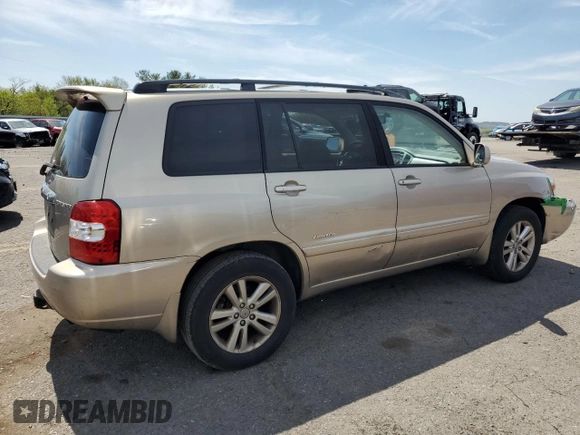 2007 Toyota Highlander Hybrid w/3rd Row with VIN JTEEW21A570041737, listed as a Copart auction lot 54431035 with 253,380 mi miles and Clean Title. Bid and sale history available at carsss.com. Image 3.