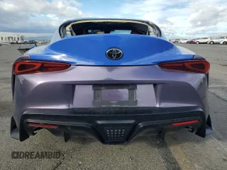 2022 Toyota GR Supra 3.0 with VIN WZ1DB0C03NW050968, listed as a Copart auction lot 82393784 with 22,420 mi miles and Salvage Title. Bid and sale history available at carsss.com. Image 6.