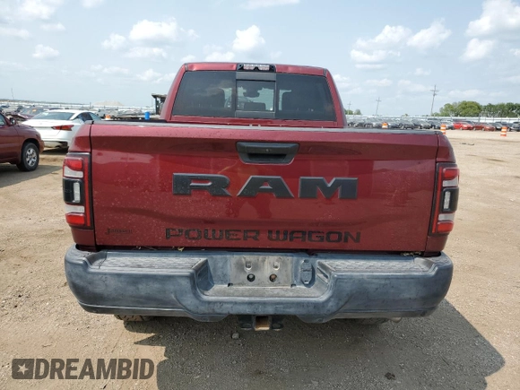 2020 Ram 2500 Power Wagon with VIN 3C6TR5EJ1LG230848, listed as a Copart auction lot 63358954 with 44,037 mi miles and Salvage Title. Bid and sale history available at carsss.com. Image 6.