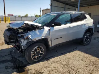2024 Jeep Compass Trailhawk with VIN 3C4NJDDN5RT149794, listed as a Copart auction lot 58377035 with 24,193 mi miles and Non repairable. Bid and sale history available at DreamBid. Image 1.