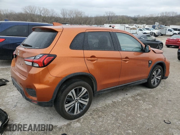 2020 Mitsubishi Outlander ES with VIN JA4AR3AU8LU023191, listed as a Copart auction lot 49803675 with Not provided miles and Salvage title. Bid and sale history available at DreamBid. Image 3.