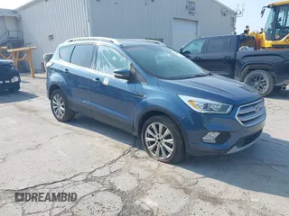 2018 Ford Escape Titanium with VIN 1FMCU0J91JUC00941, listed as a IAAI auction lot 42679897 with 110,884 mi miles and . Bid and sale history available at DreamBid. Image 1.