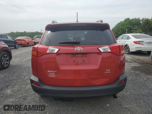 2014 Toyota RAV4 LE with VIN 2T3BFREV9EW166701, listed as a Copart auction lot 56464145 with 215,644 mi miles and Salvage Title. Bid and sale history available at DreamBid. Image 6.