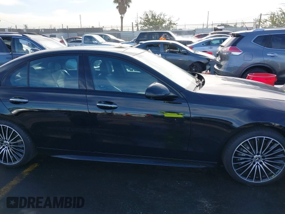 2024 Mercedes-Benz C 300 with VIN W1KAF4GB6RR171657, listed as a IAAI auction lot 41232985 with 9,213 mi miles and . Bid and sale history available at DreamBid. Image 13.