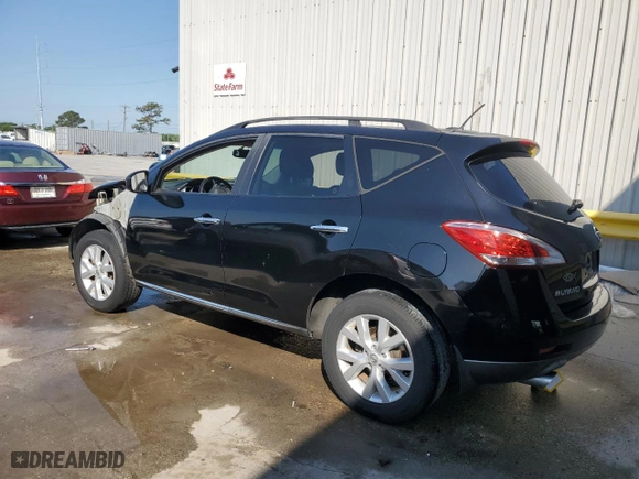 2013 Nissan Murano LE with VIN JN8AZ1MU5DW204118, listed as a Copart auction lot 52980685 with 123,730 mi miles and Salvage Title. Bid and sale history available at carsss.com. Image 2.