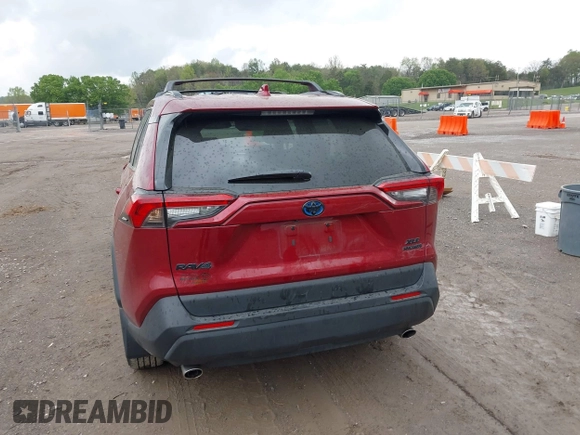 2023 Toyota RAV4 Hybrid XLE with VIN 4T3RWRFV0PU089720, listed as a IAAI auction lot 42016001 with 19,499 mi miles. Bid and sale history available at carsss.com. Image 16.