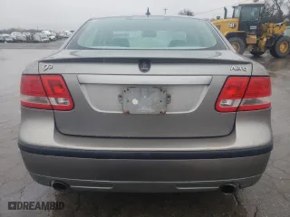 2006 Saab 9-3 Aero with VIN YS3FH46U061148620, listed as a Copart auction lot 44579345 with 141,729 mi miles and Salvage Title. Bid and sale history available at carsss.com. Image 6.