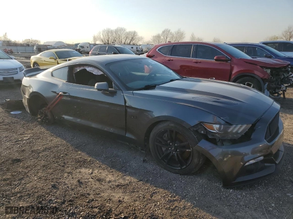 2017 Ford Mustang GT with VIN 1FA6P8CF6H5312882, listed as a Copart auction lot 47057975 with 119,187 mi miles and Salvage Title. Bid and sale history available at carsss.com. Image 4.