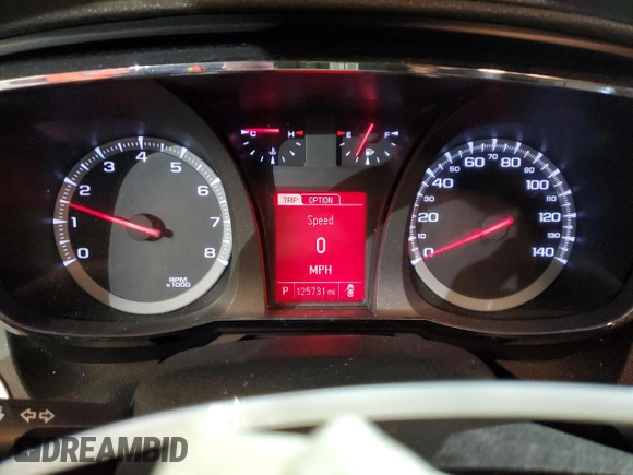 2016 GMC Terrain SLE with VIN 2GKFLSEK3G6129282, listed as a Copart auction lot 44987365 with 125,731 mi miles and Salvage Title. Bid and sale history available at DreamBid. Image 9.