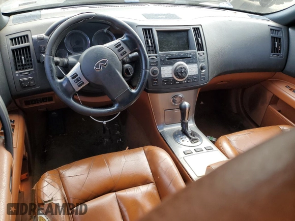 2007 Infiniti FX35 with VIN JNRAS08W47X208620, listed as a Copart auction lot 74446784 with 203,251 mi miles and Salvage Title. Bid and sale history available at carsss.com. Image 8.