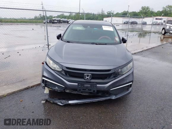 2019 Honda Civic Sedan LX with VIN 2HGFC2F60KH537797, listed as a IAAI auction lot 42119603 with 1 mi miles. Bid and sale history available at carsss.com. Image 11.