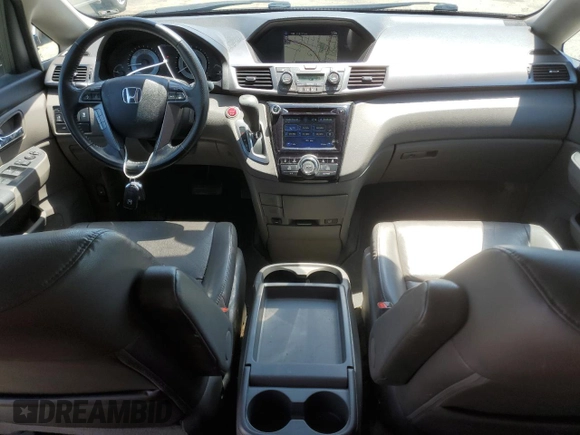 2014 Honda Odyssey EX-L with VIN 5FNRL5H62EB021297, listed as a Copart auction lot 57177375 with 206,641 mi miles and Clean title. Bid and sale history available at DreamBid. Image 8.