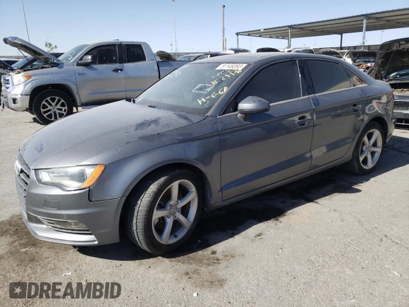2016 Audi A3 1.8T Premium with VIN WAUA7GFF6G1094777, listed as a Copart auction lot 51149393 with 28,164 mi miles. Bid and sale history available at carsss.com. Image 1.