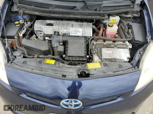 2012 Toyota Prius One with VIN JTDKN3DU0C1586741, listed as a Copart auction lot 54766485 with 222,126 mi miles and Clean Title. Bid and sale history available at DreamBid. Image 11.