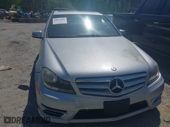 2012 Mercedes-Benz C-Class C 300 Sport with VIN WDDGF8BB2CR205819, listed as a IAAI auction lot 42074242 with 195,359 mi miles. Bid and sale history available at carsss.com. Image 12.