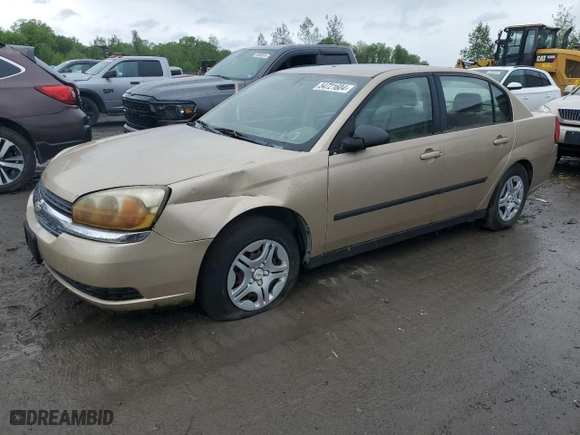 2005 Chevrolet Malibu with VIN 1G1ZS52F85F323760, listed as a Copart auction lot 73581344 with 0 mi miles and Salvage Title. Bid and sale history available at carsss.com. Image 1.
