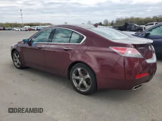 2010 Acura TL Tech with VIN 19UUA8F50AA019452, listed as a Copart auction lot 53091305 with 212,605 mi miles and Salvage Title. Bid and sale history available at carsss.com. Image 2.