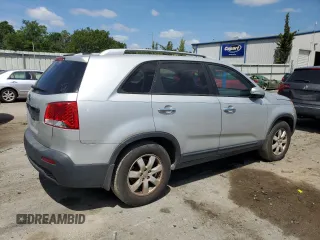 2013 Kia Sorento LX with VIN 5XYKT4A68DG365097, listed as a Copart auction lot 52870425 with 120,488 mi miles and Clean Title. Bid and sale history available at carsss.com. Image 3.