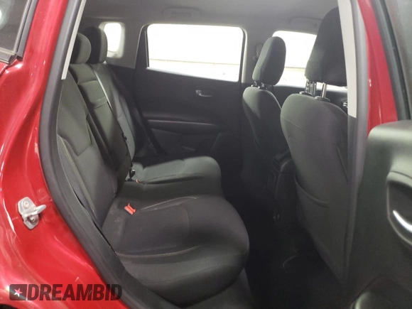 2018 Jeep Compass Sport with VIN 3C4NJCAB8JT300622, listed as a Copart auction lot 51066835 with 96,741 mi miles and Salvage Title. Bid and sale history available at carsss.com. Image 10.