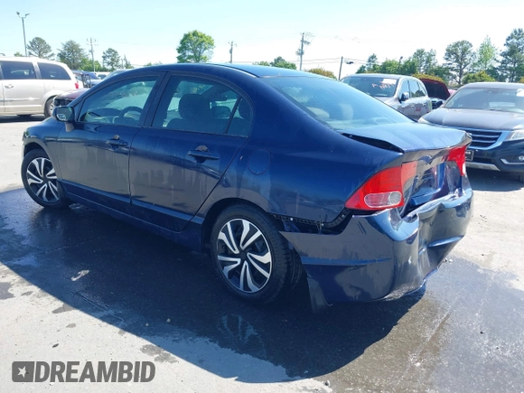 2008 Honda Civic LX with VIN 1HGFA16598L116468, listed as a IAAI auction lot 42054678 with 175,504 mi miles and . Bid and sale history available at DreamBid. Image 3.