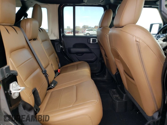 2022 Jeep Wrangler Unlimited Sahara with VIN 1C4HJXEG3NW248021, listed as a Copart auction lot 47555775 with 31,479 mi miles and Salvage Title. Bid and sale history available at DreamBid. Image 10.