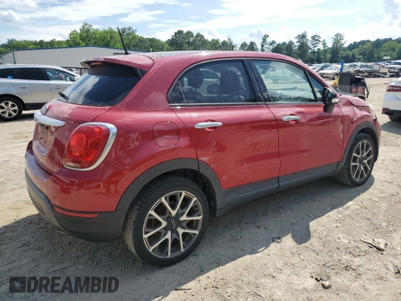 2016 FIAT 500X Trekking Plus with VIN ZFBCFXET7GP388002, listed as a Copart auction lot 59931355 with 116,860 mi miles and Salvage title. Bid and sale history available at DreamBid. Image 3.