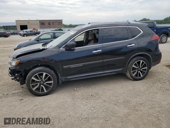 2018 Nissan Rogue SV with VIN JN8AT2MV6JW348417, listed as a Copart auction lot 64575024 with 66,784 mi miles and Salvage Title. Bid and sale history available at carsss.com. Image 1.