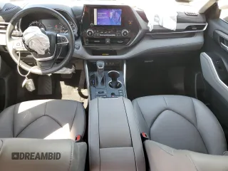 2023 Toyota Highlander L with VIN 5TDKDRBH1PS047307, listed as a Copart auction lot 48477805 with 28,221 mi miles and Salvage title. Bid and sale history available at DreamBid. Image 8.