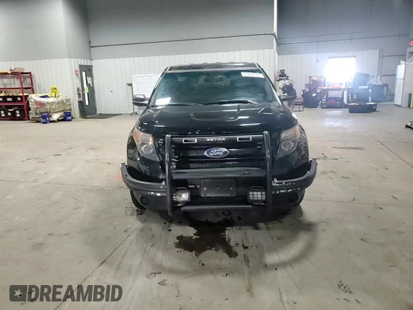 2014 Ford Utility Police Interceptor with VIN 1FM5K8AR3EGA04453, listed as a Copart auction lot 87294124 with 200,560 mi miles and Salvage Title. Bid and sale history available at carsss.com. Image 12.