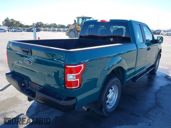 2020 Ford F-150 XL with VIN 1FTFX1E50LKE48263, listed as a IAAI auction lot 41418687 with 55,049 mi miles. Bid and sale history available at carsss.com. Image 4.