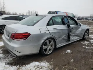 2014 Mercedes-Benz E 550 Sport with VIN WDDHF9BB6EA909551, listed as a Copart auction lot 43435305 with 129,450 mi miles and Clean Title. Bid and sale history available at DreamBid. Image 3.