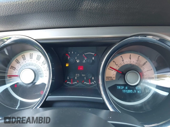 2011 Ford Mustang V6 with VIN 1ZVBP8EM6B5112240, listed as a IAAI auction lot 42030995 with 191,205 mi miles and . Bid and sale history available at carsss.com. Image 7.