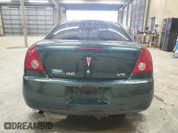 2006 Pontiac G6 6-Cyl with VIN 1G2ZG558764182512, listed as a Copart auction lot 71383534 with 241,397 mi miles and Salvage Title. Bid and sale history available at carsss.com. Image 6.