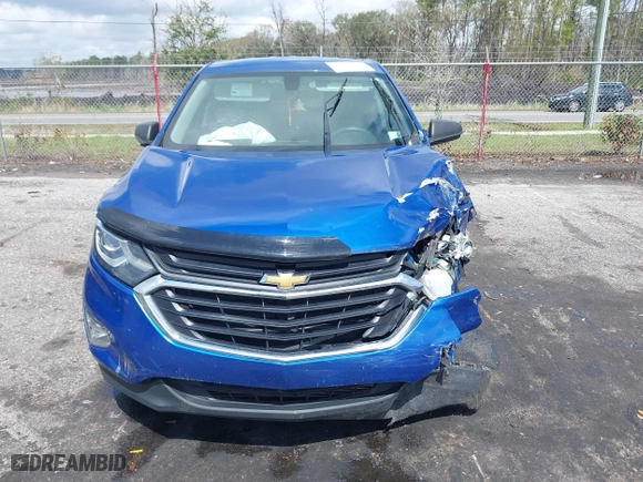 2019 Chevrolet Equinox LS with VIN 3GNAXHEV2KS521825, listed as a IAAI auction lot 41761311 with 117,207 mi miles. Bid and sale history available at carsss.com. Image 12.
