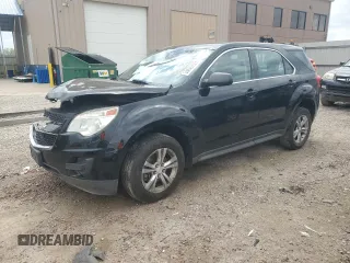 2014 Chevrolet Equinox LS with VIN 2GNFLEEK0E6140595, listed as a Copart auction lot 53649205 with 156,110 mi miles and Salvage Title. Bid and sale history available at DreamBid. Image 1.