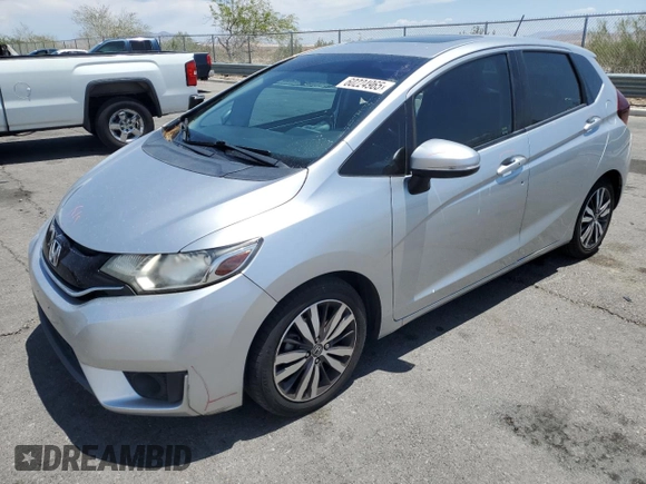 2016 Honda Fit EX with VIN JHMGK5H79GX020531, listed as a Copart auction lot 60224965 with 98,295 mi miles and Salvage title. Bid and sale history available at DreamBid. Image 1.