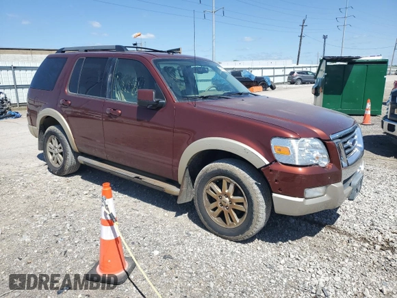 2010 Ford Explorer Eddie Bauer with VIN 1FMEU7EE3AUA40960, listed as a Copart auction lot 53076935 with 241,880 mi miles and Clean title. Bid and sale history available at DreamBid. Image 4.