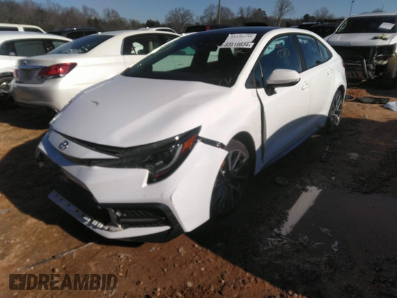 2022 Toyota Corolla SE with VIN 5YFS4MCE5NP110485, listed as a IAAI auction lot 41236740 with 52,727 mi miles. Bid and sale history available at carsss.com. Image 18.