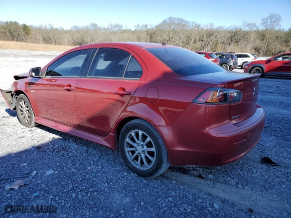 2014 Mitsubishi Lancer ES with VIN JA32U2FU5EU003381, listed as a Copart auction lot 41881595 with 222,861 mi miles and Salvage Title. Bid and sale history available at carsss.com. Image 2.