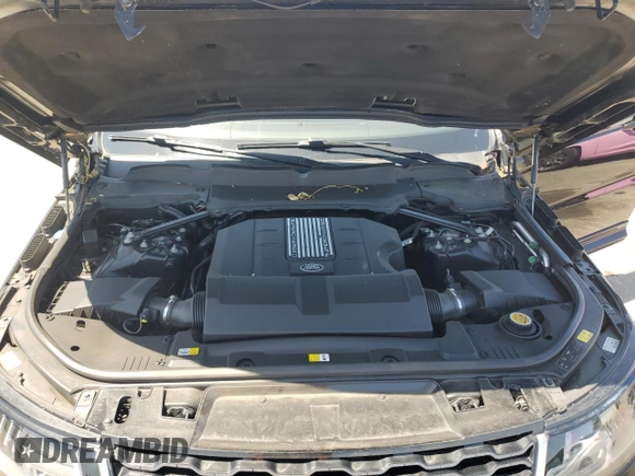 2019 Land Rover Range Rover Sport HSE with VIN SALWR2RV9KA840875, listed as a Copart auction lot 58078275 with 59,988 mi miles and Salvage title. Bid and sale history available at DreamBid. Image 12.