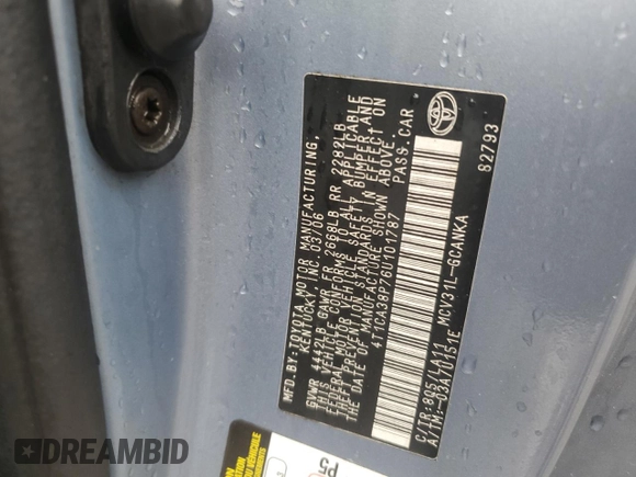 2006 Toyota Solara SE z VIN 4T1CA38P76U101787, wystawiony jako Copart lot #58750585 z przebiegiem 177 684 mil mil oraz Szkoda całkowita • Salvage title. Historia ofert i sprzedaży dostępna na DreamBid. Obrazek 12.