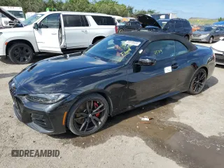 2024 BMW 4 Series M440i xDrive с VIN WBA63AT09RCN90257, выставлен на аукционе Copart как лот 59318524 с пробегом 4 533 миль миль и На запчасти • Non repairable. История ставок и продаж доступна на DreamBid. Изображение 1.