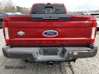 2017 Ford Super Duty F-250 SRW Lariat with VIN 1FT7W2BT8HEC44977, listed as a Copart auction lot 47296205 with 38,015 mi miles and Salvage Title. Bid and sale history available at carsss.com. Image 6.