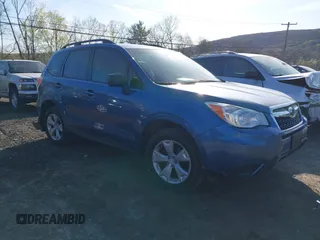 2016 Subaru Forester 2.5i with VIN JF2SJABC1GH466181, listed as a IAAI auction lot 42092643 with 108,779 mi miles. Bid and sale history available at carsss.com. Image 1.
